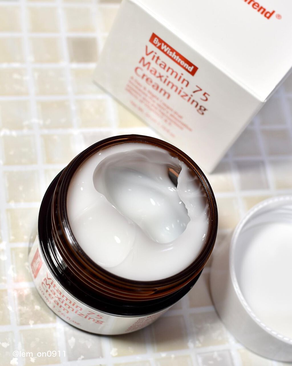 ビタミン75マキシマイジングクリーム/By Wishtrend/フェイスクリームを使ったクチコミ(4枚目)
