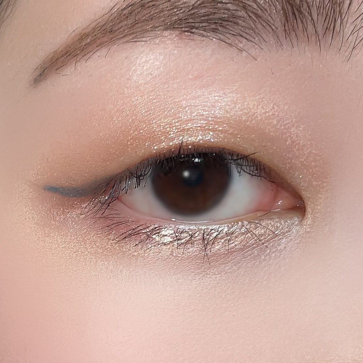 シャイニーシャドウ N/excel/単色アイシャドウを使ったクチコミ(3枚目)