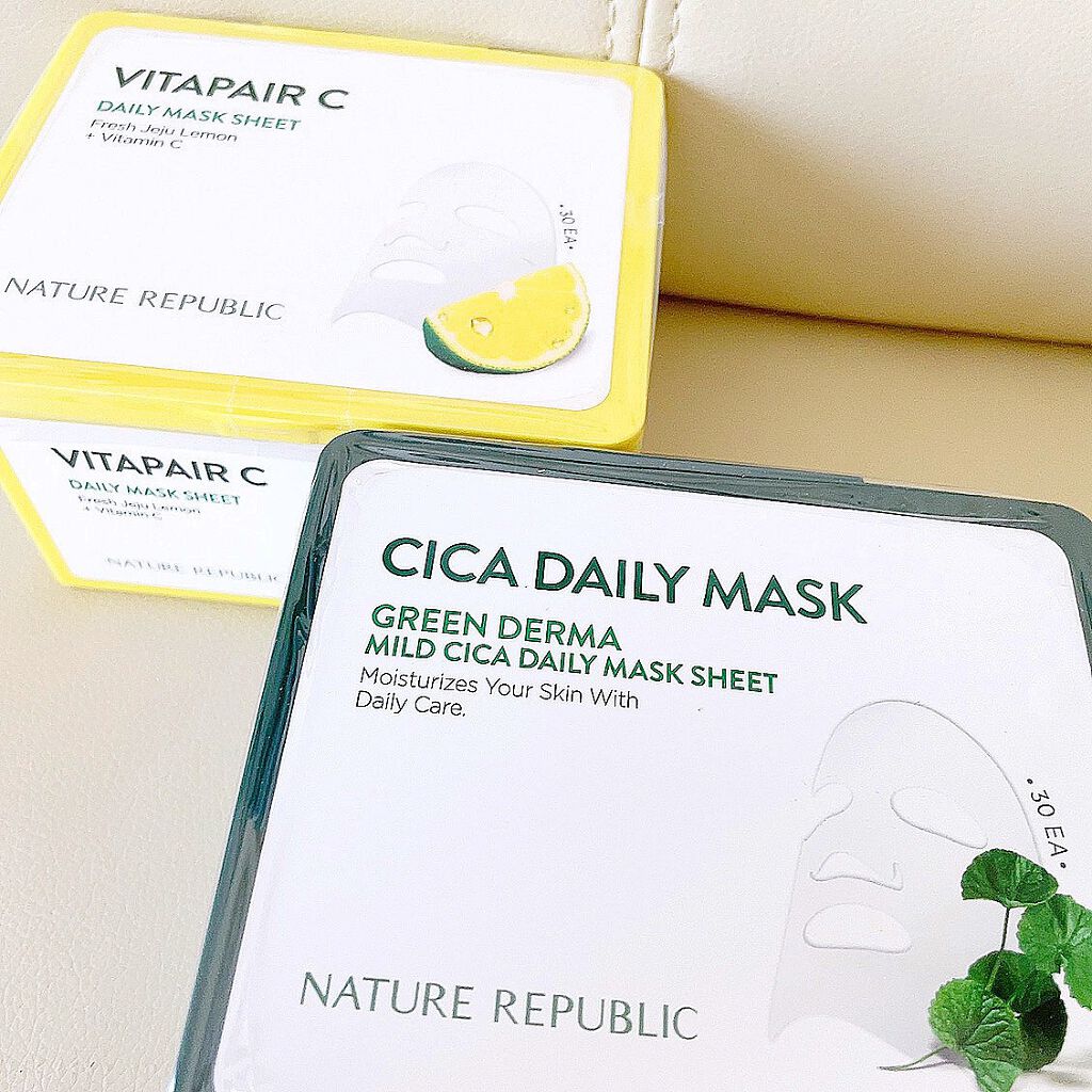ビタペアCデイリーシートマスク/ネイチャーリパブリック/シートマスク・パックを使ったクチコミ（1枚目）