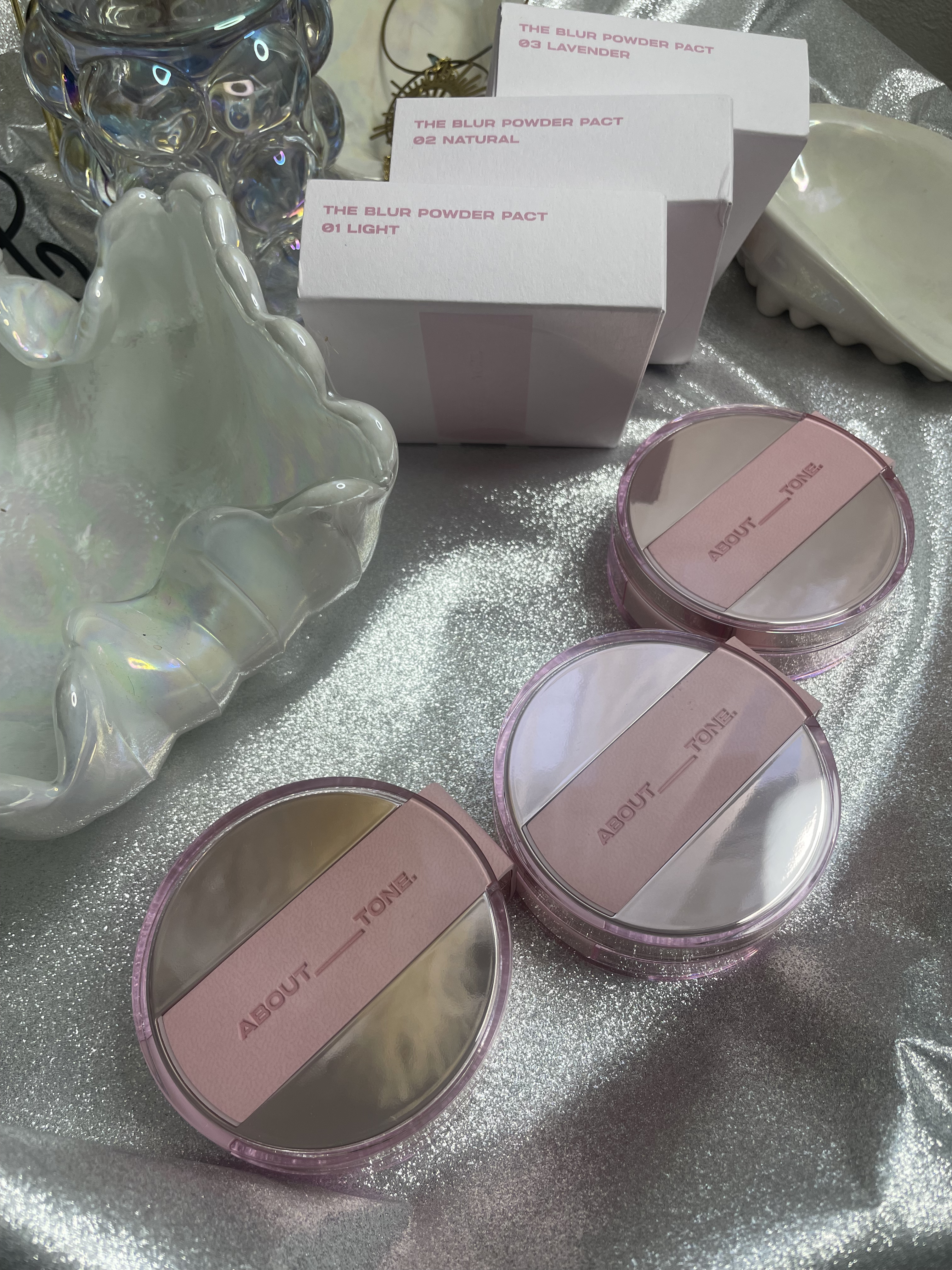 ザ・ブラーパウダーパクト/ABOUT TONE/プレストパウダーを使ったクチコミ（3枚目）
