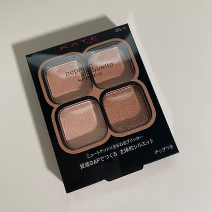ケイト ポッピングシルエットシャドウ/KATE/アイシャドウパレットを使ったクチコミ(2枚目)