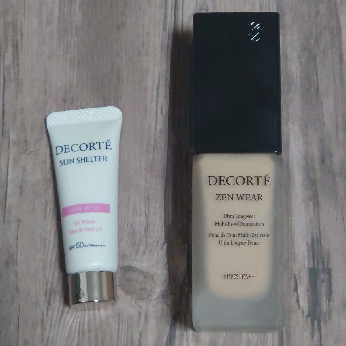 サンシェルター トーンアップCC/DECORTÉ/CCクリームを使ったクチコミ（2枚目）