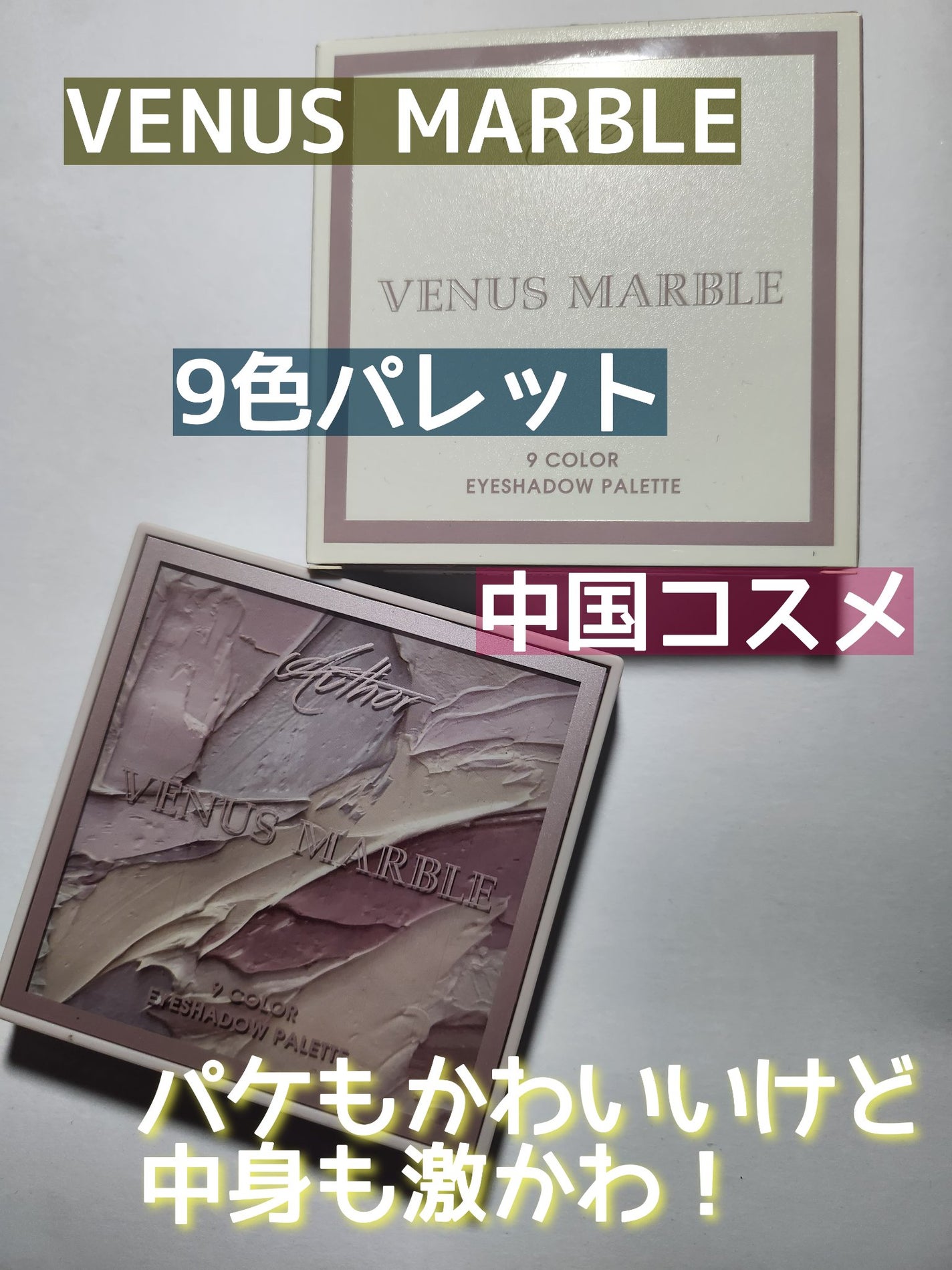 VenusMarble 9色アイシャドウパレット/Venus Marble/アイシャドウパレットを使ったクチコミ(1枚目)
