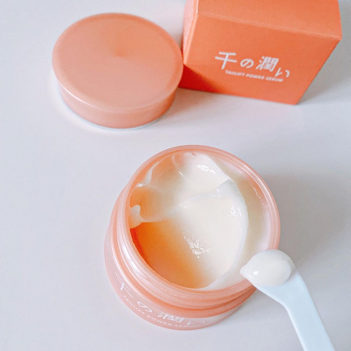 タウリフトパワーセラム/千の潤い/美容液を使ったクチコミ（2枚目）