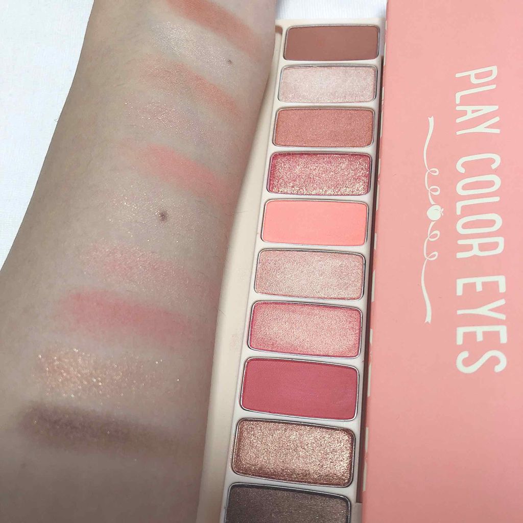 プレイカラー アイシャドウ/ETUDE/アイシャドウパレットを使ったクチコミ(2枚目)