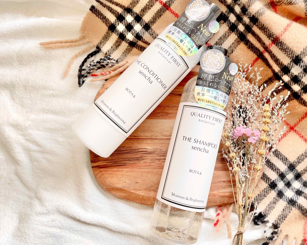 ボタアンド ザ シャンプー <sencha>/クオリティファースト/市販シャンプーを使ったクチコミ（1枚目）