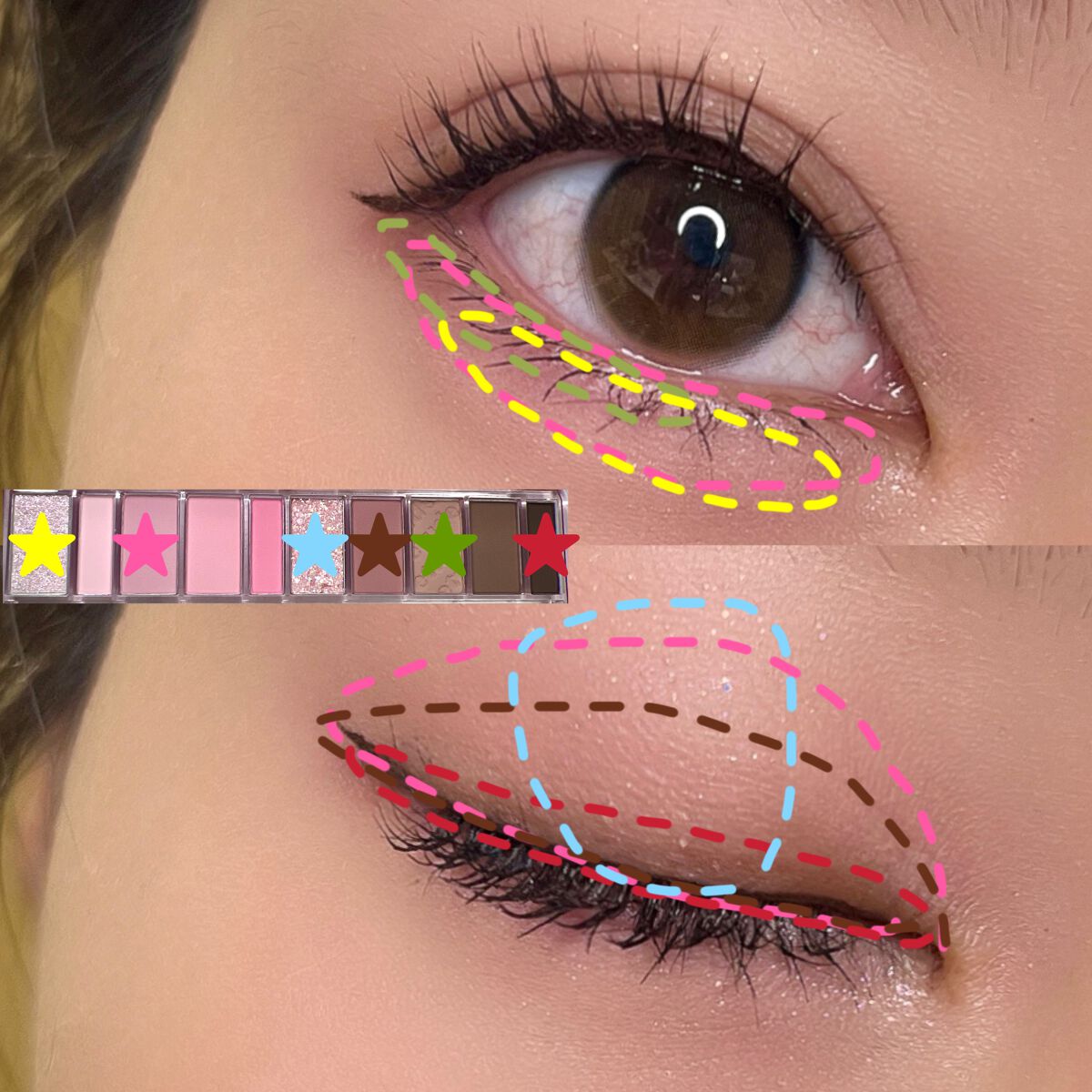 プレイカラー アイシャドウ/ETUDE/アイシャドウパレットを使ったクチコミ(5枚目)