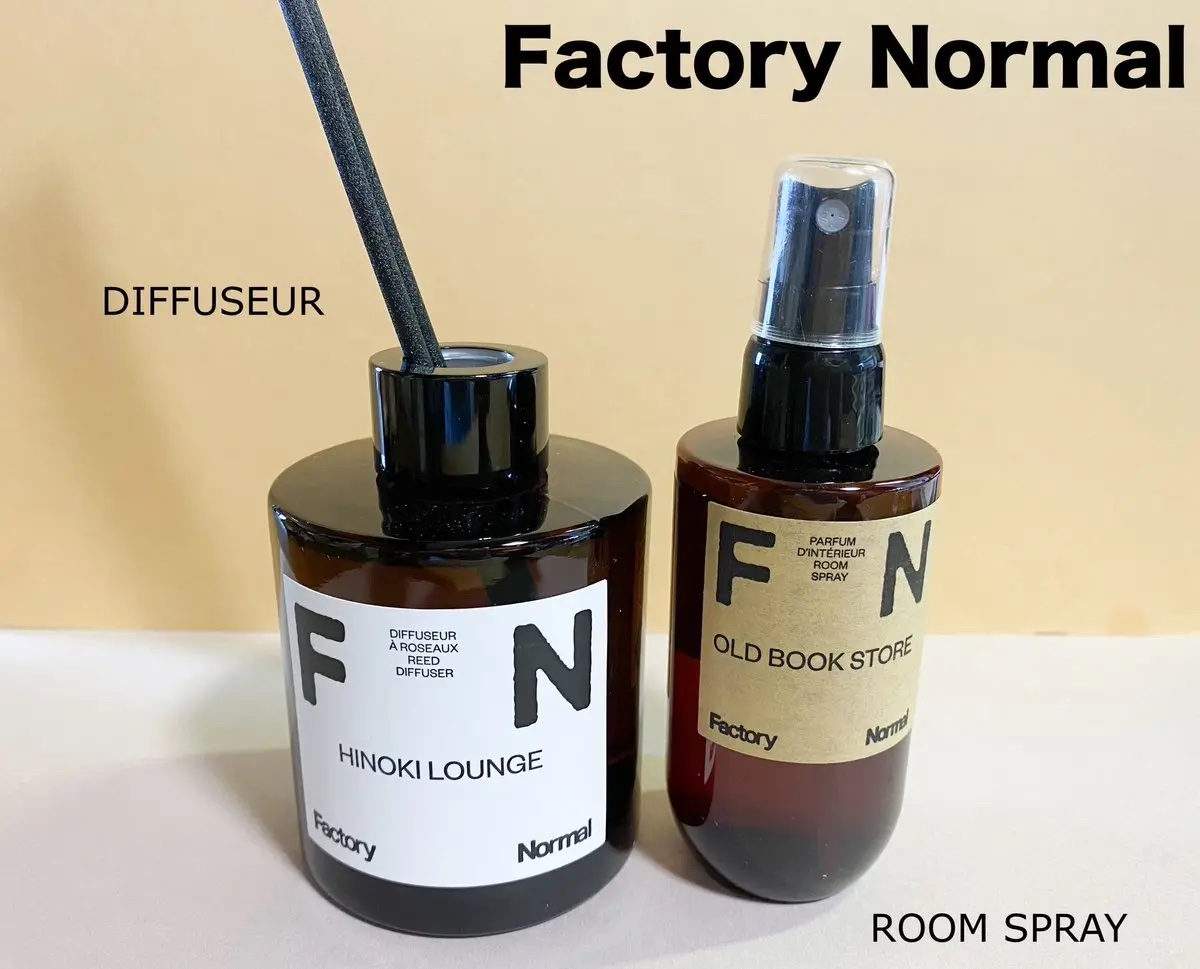 Factory Normal ディフューザー - HINOKI LOUNGEのクチコミ「Factory Normal
DIFFUSEUR & ROOM SPRAY

韓国で大人気のF.....」（1枚目）