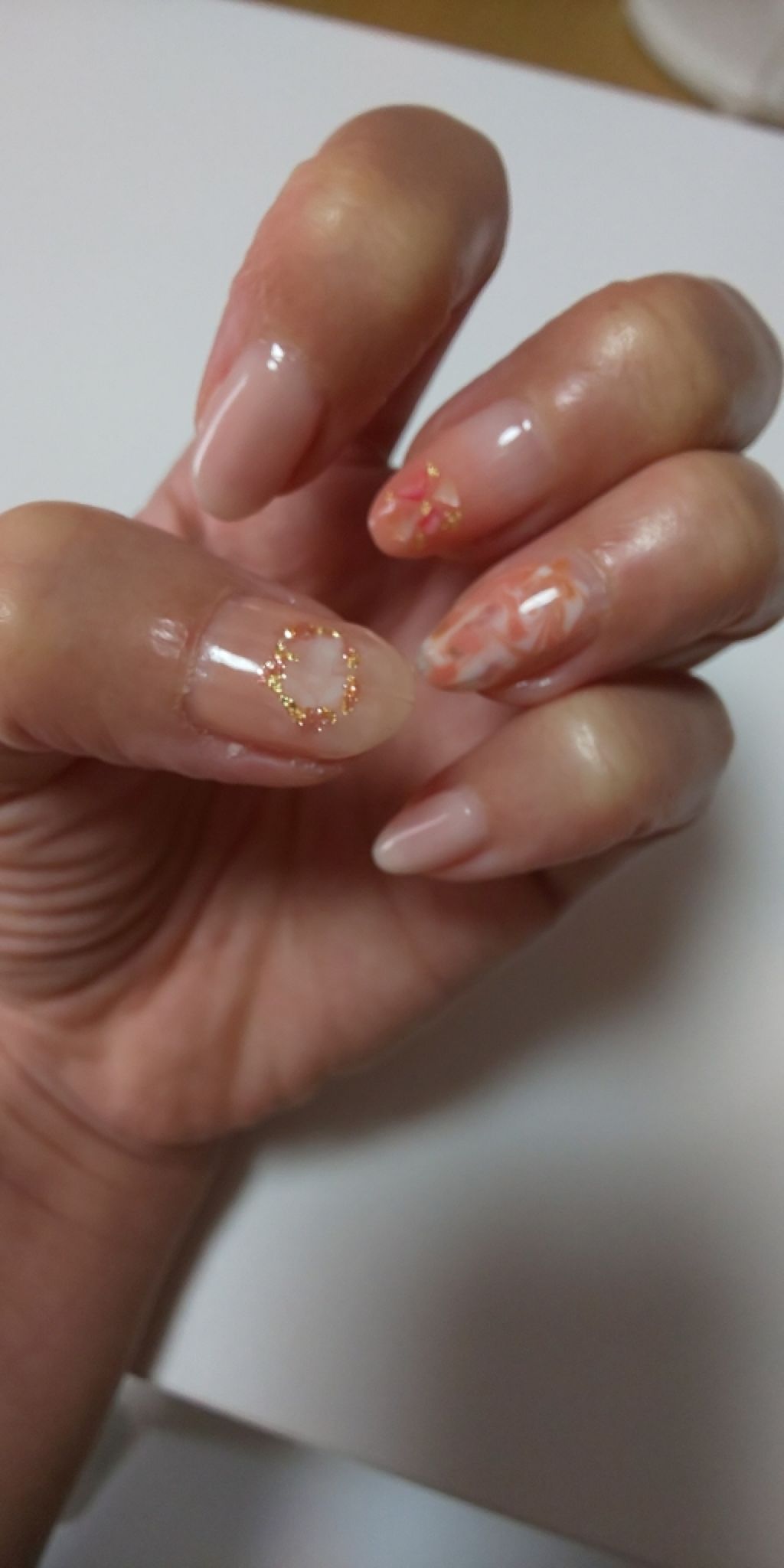 ジェルネイル（ライト対応）/セリア/ジェルネイルを使ったクチコミ（1枚目）