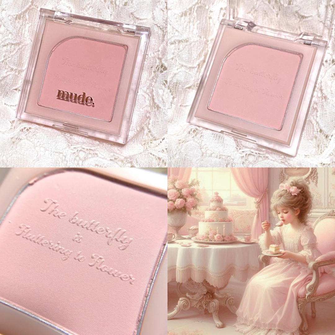 フラッターブラッシャー/mude/パウダーチークを使ったクチコミ（2枚目）