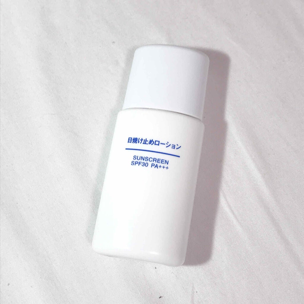日焼け止めローション SPF30 PA+++/無印良品/日焼け止めローションを使ったクチコミ(1枚目)