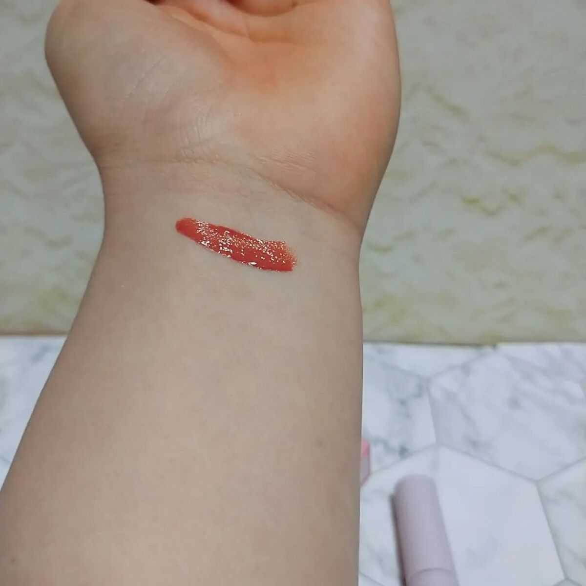 ウォータリー リップ ティント/DAISY DOLL by MARY QUANT/リップティントを使ったクチコミ（2枚目）