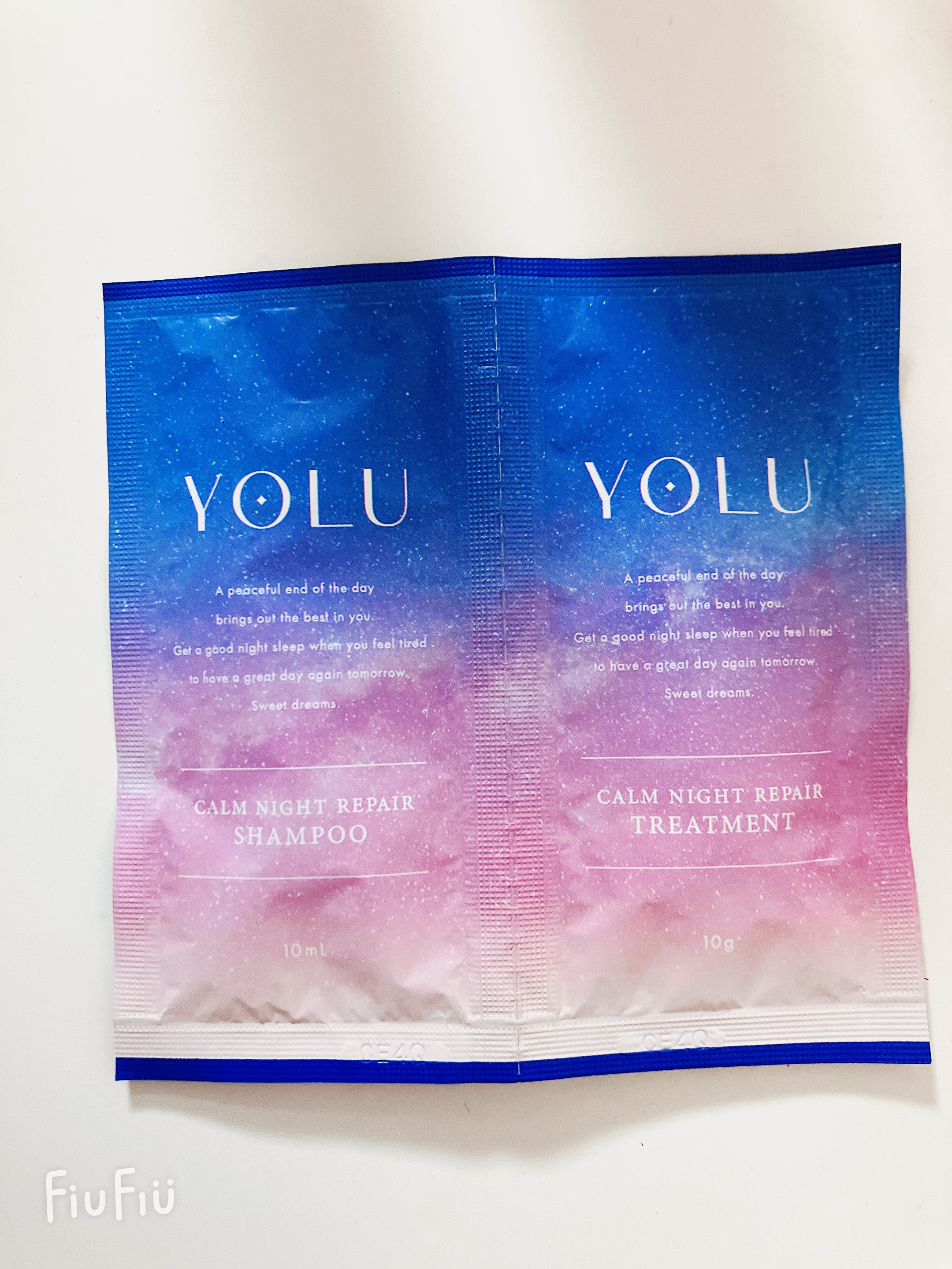 カームナイトリペアシャンプー／トリートメント/YOLU/市販シャンプーを使ったクチコミ（1枚目）