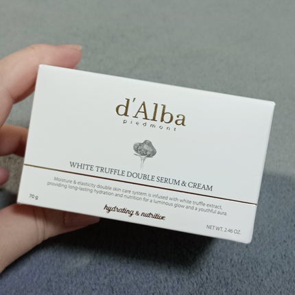 ホワイトトリュフダブルセラムアンドクリーム/ダルバ/フェイスクリームを使ったクチコミ(3枚目)
