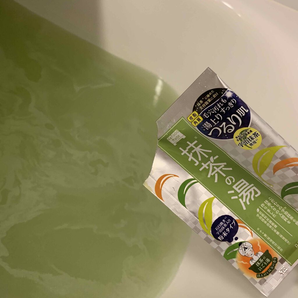 ワフードメイド　宇治抹茶の湯/pdc/保湿系入浴剤を使ったクチコミ（3枚目）
