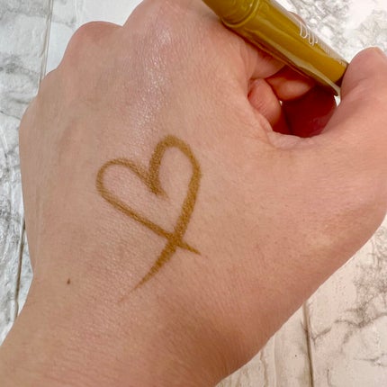 シルキーリキッドアイライナーWP マスタードブラウン/D-UP/リキッドアイライナーを使ったクチコミ(3枚目)