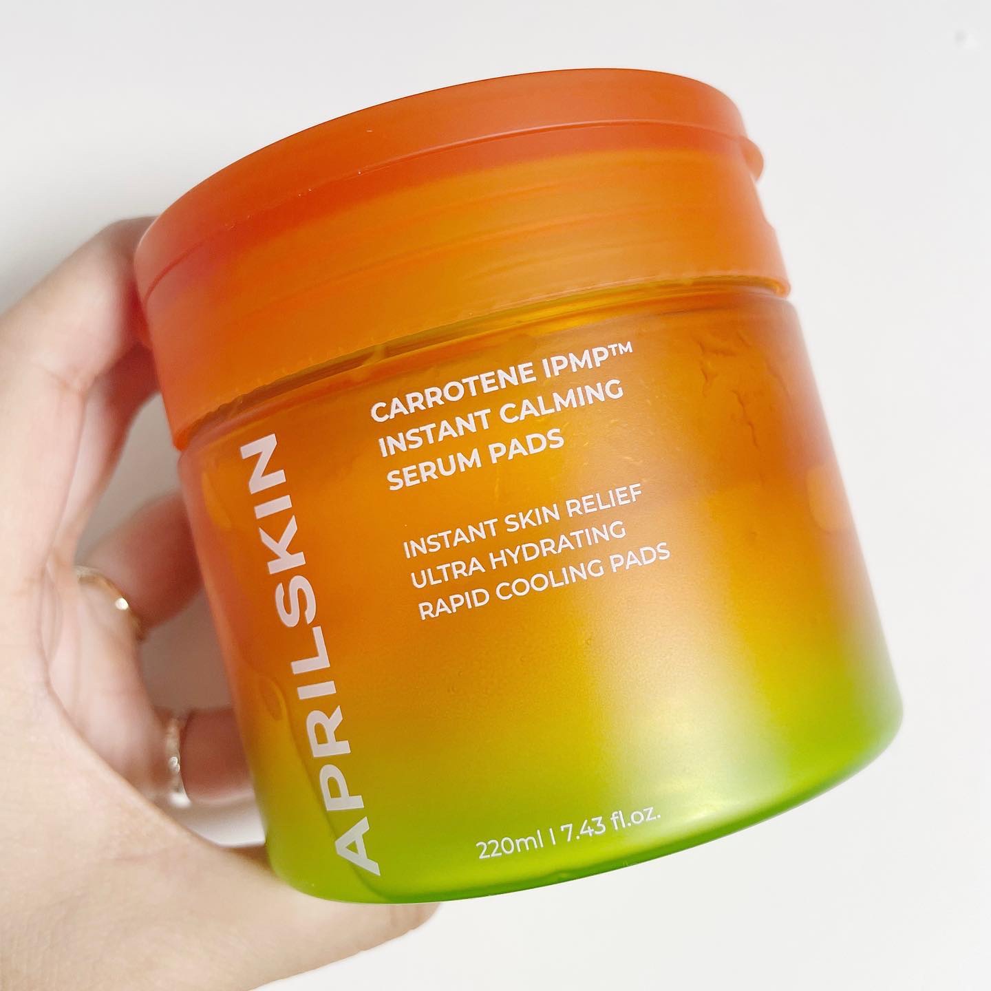 カロテンIPMP(TM) ブレミッシュカーミングセラムパッド/APRILSKIN/トナーパッドを使ったクチコミ（2枚目）