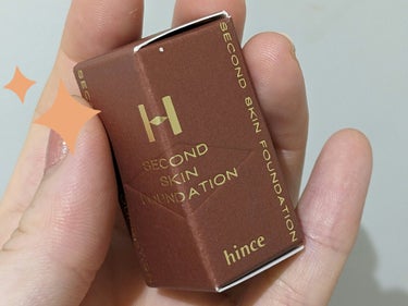 hince セカンドスキンファンデーションのクチコミ「hinceのセカンドスキンファンデーションです☆
買い物した時におまけで付いてきた、ミニサイズ.....」（2枚目）