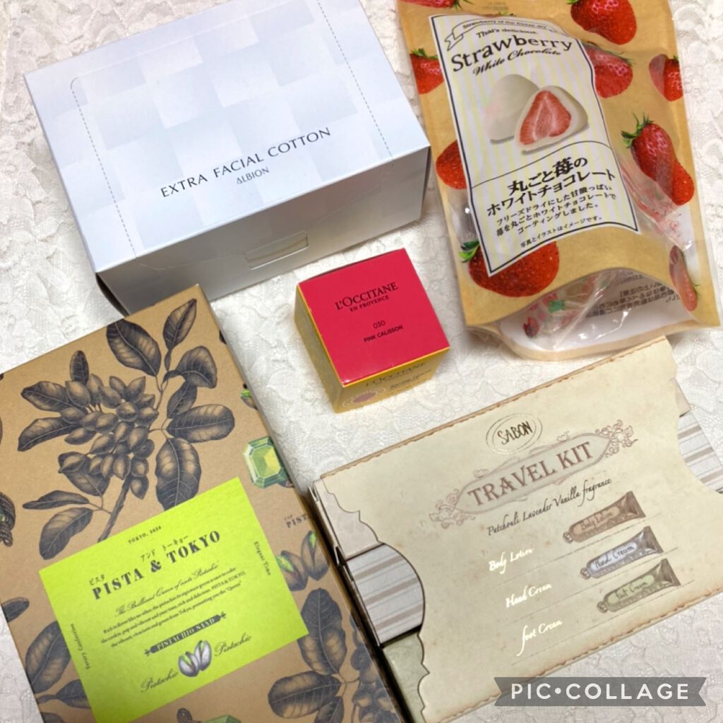 🎀頂き物メモ🎀

4月にお誕生日🎂だった事もあり、SAVONのボディケアアイテムやロクシタンのリップを頂きました💕✨

SAVONは、今まで人にプレゼントする事は多かったけど、自分用にはあまり買わないブランドだから嬉しい❤️

また