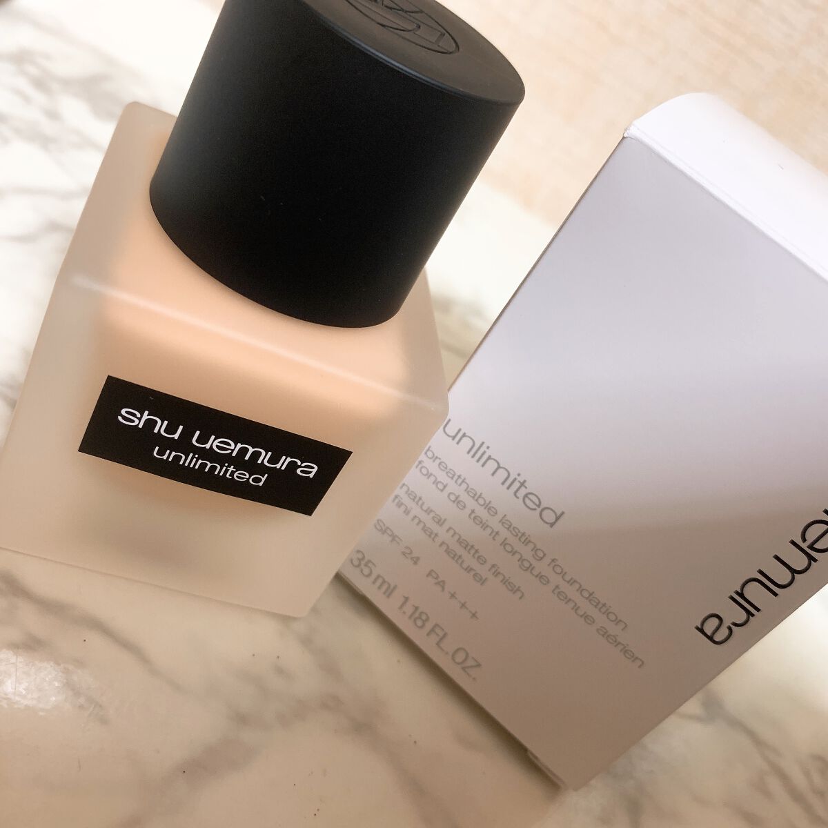 （旧）アンリミテッド ラスティング フルイド/shu uemura/リキッドファンデーションを使ったクチコミ（1枚目）