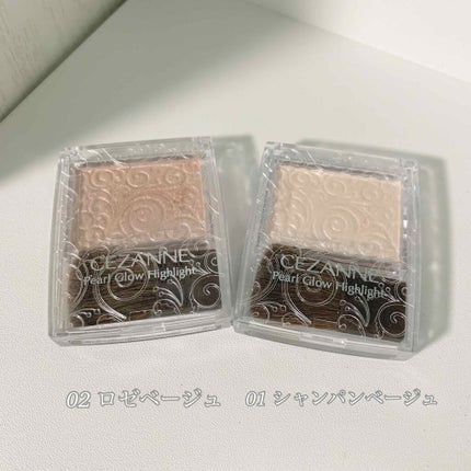 パールグロウハイライト/CEZANNE/パウダーハイライトを使ったクチコミ(3枚目)