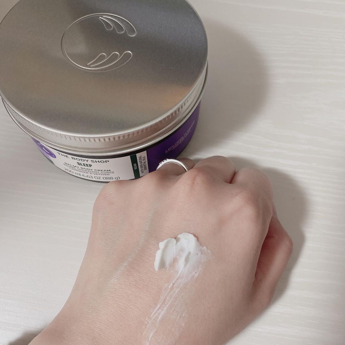 ウェルネス バーミィボディクリーム ラベンダー&ベチバー/THE BODY SHOP/ボディクリームを使ったクチコミ(4枚目)