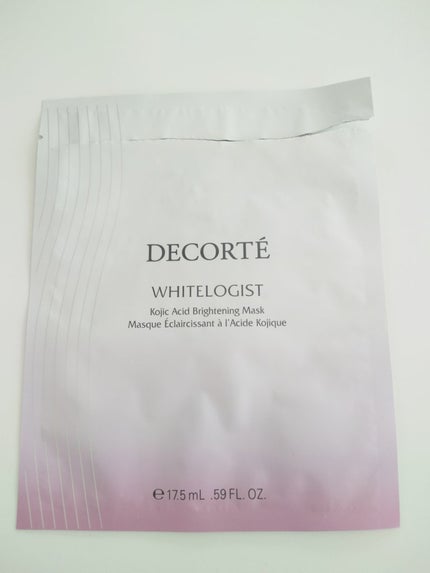 ホワイトロジスト ブライトニング マスク/DECORTÉ/シートマスク・パックを使ったクチコミ(1枚目)
