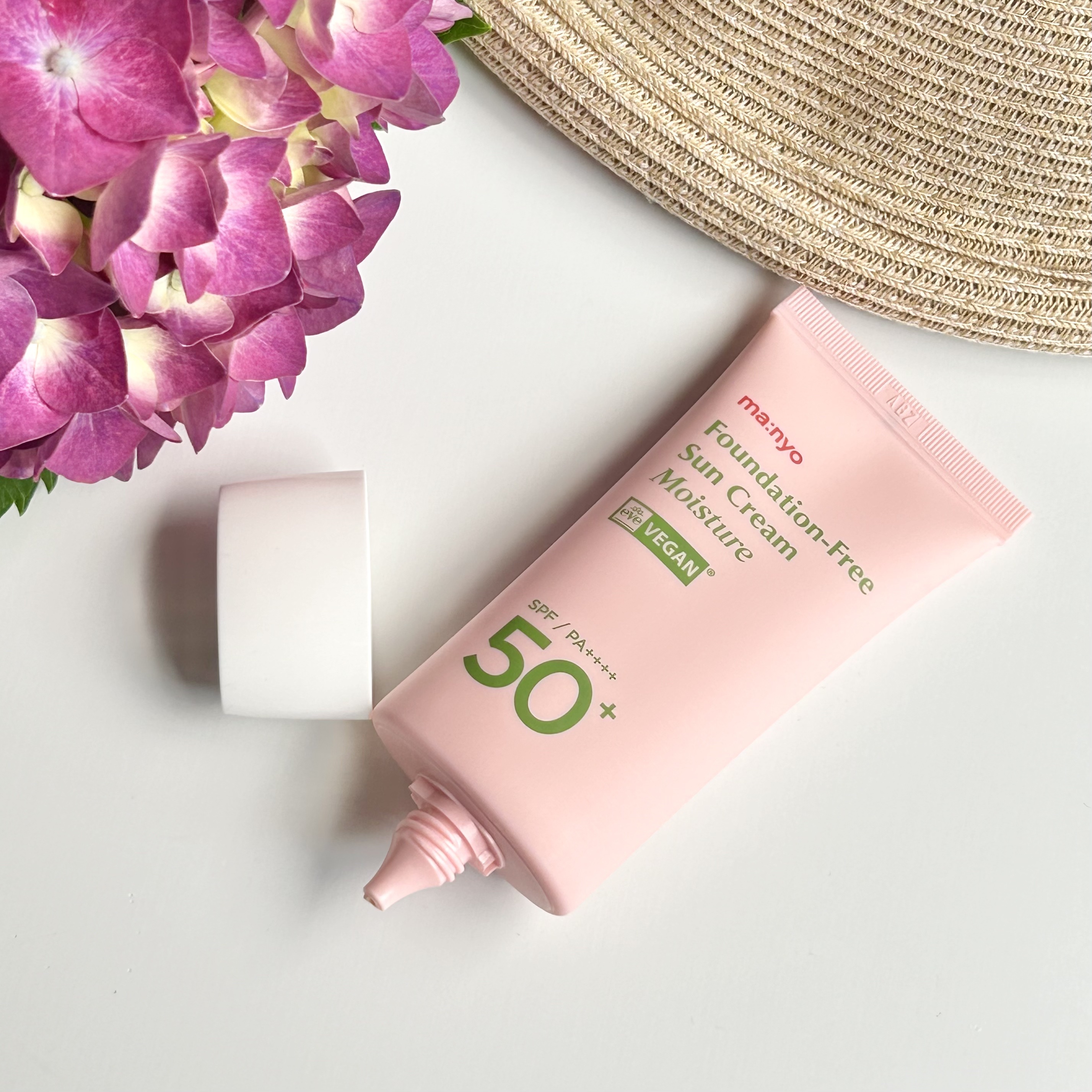 ファンデフリー サンクリーム モイスチャー/manyo/日焼け止めクリームを使ったクチコミ（2枚目）