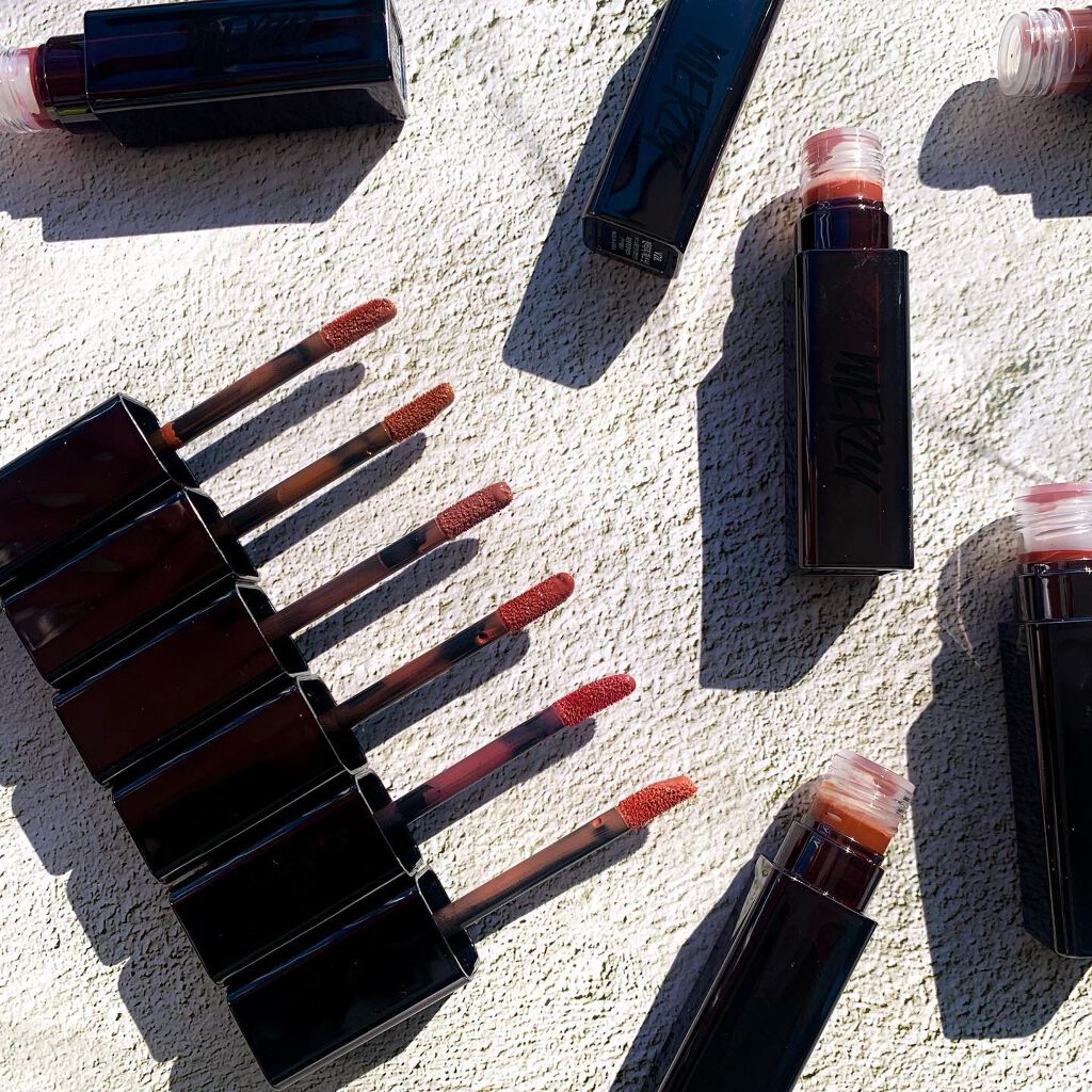 ノワール イン ザ ベルベットティント/MERZY/リップティントを使ったクチコミ(2枚目)