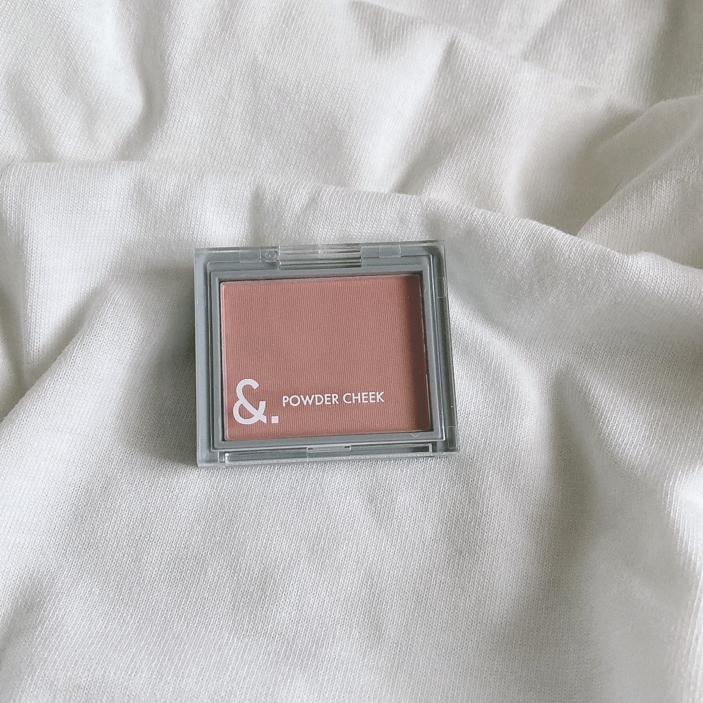 ＆．パウダーチーク シルキーピンク/DAISO/パウダーチークを使ったクチコミ（3枚目）