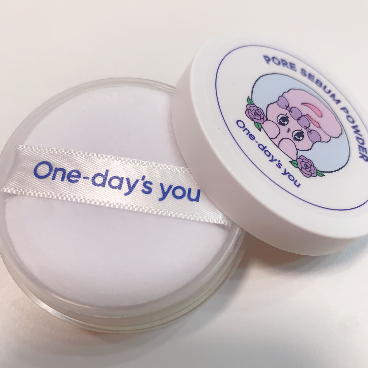 ポアセバムパウダー/One-day's you/ルースパウダーを使ったクチコミ（2枚目）