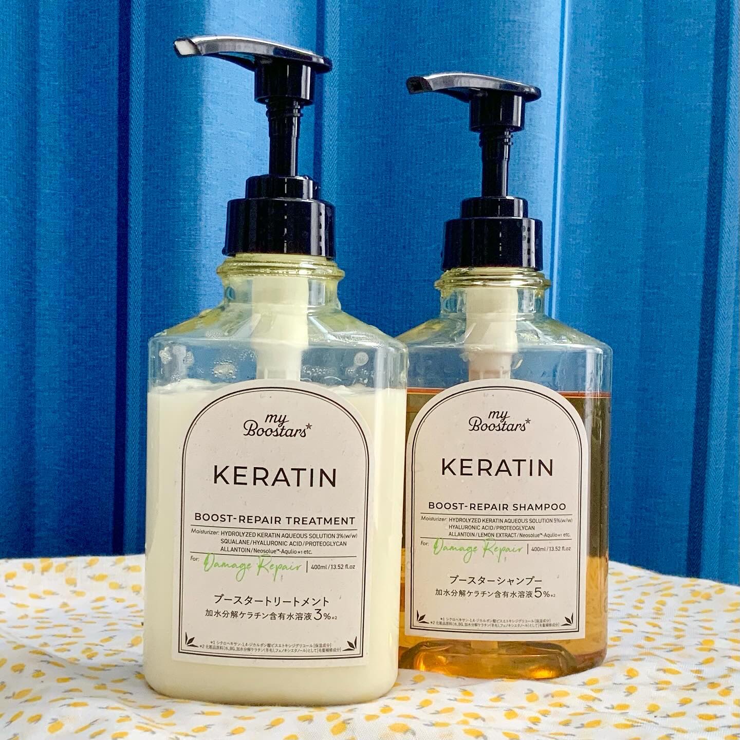 ケラチン ブースター シャンプー/トリートメント [ダメージリペア] シトラスサボンの香り/マイブースターズ/市販シャンプーを使ったクチコミ（2枚目）