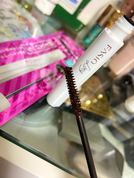 パワフルフィルム マスカラ(ロング) BR300 ブラウン/FASIO/マスカラを使ったクチコミ(3枚目)