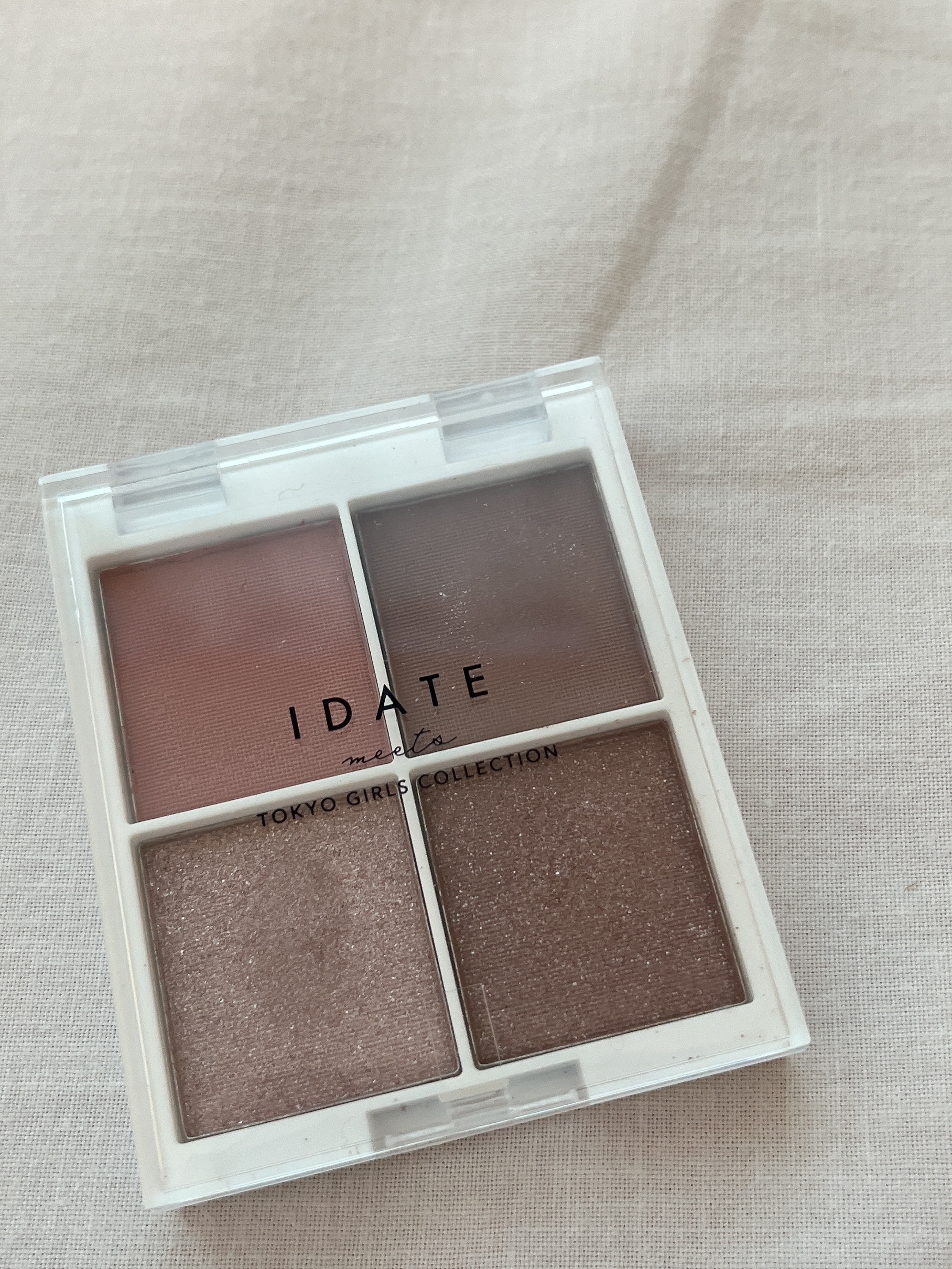 IDATE 4色アイシャドウパレット 01/IDATE/アイシャドウパレットを使ったクチコミ（2枚目）
