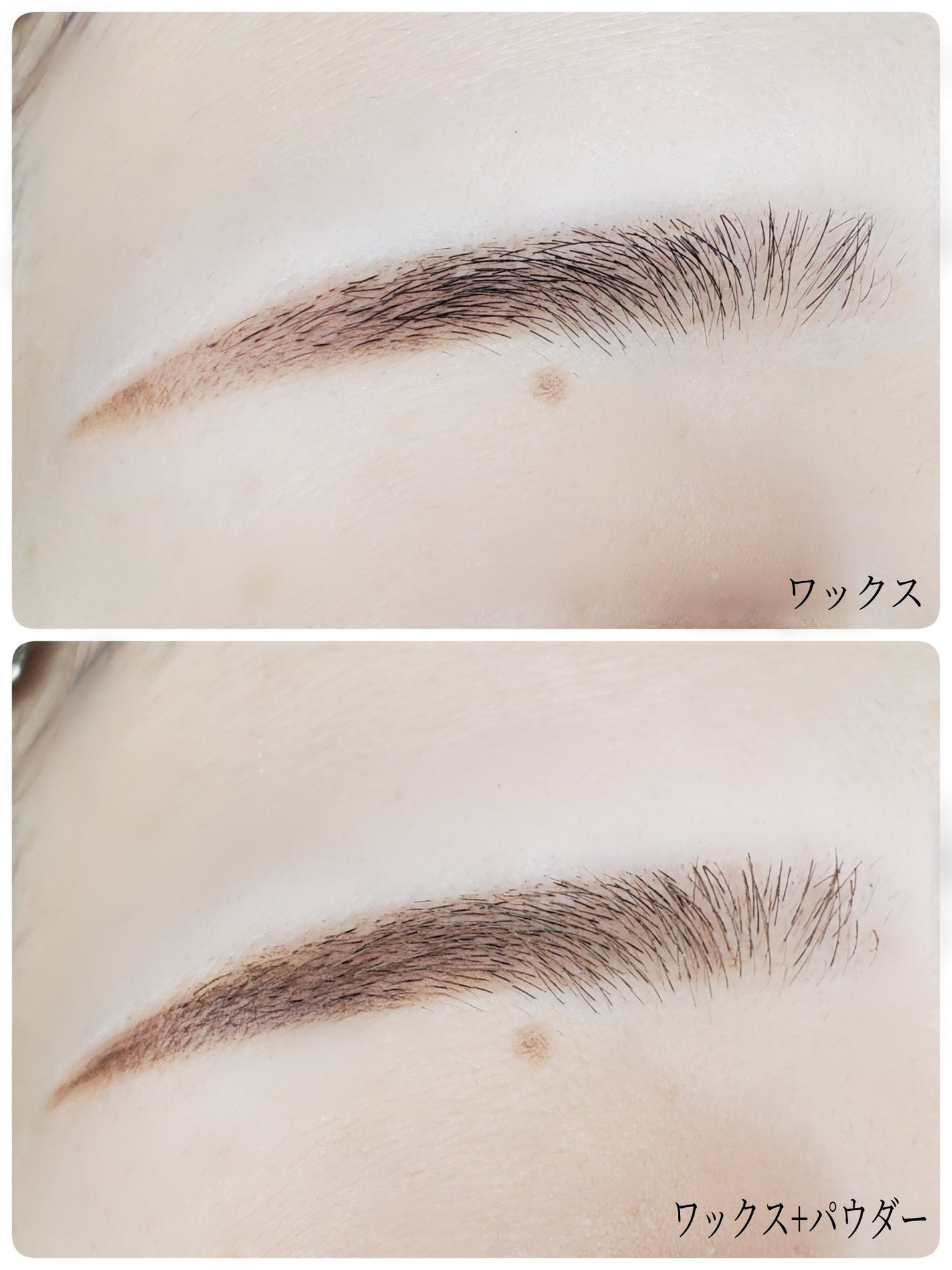 アイブロウワックス&パウダー/CEZANNE/アイブロウを使ったクチコミ(5枚目)