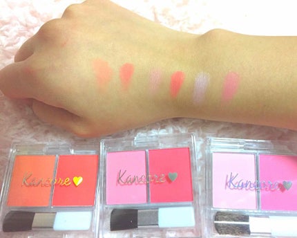 カンコレ チーク/DAISO/パウダーチークを使ったクチコミ(2枚目)