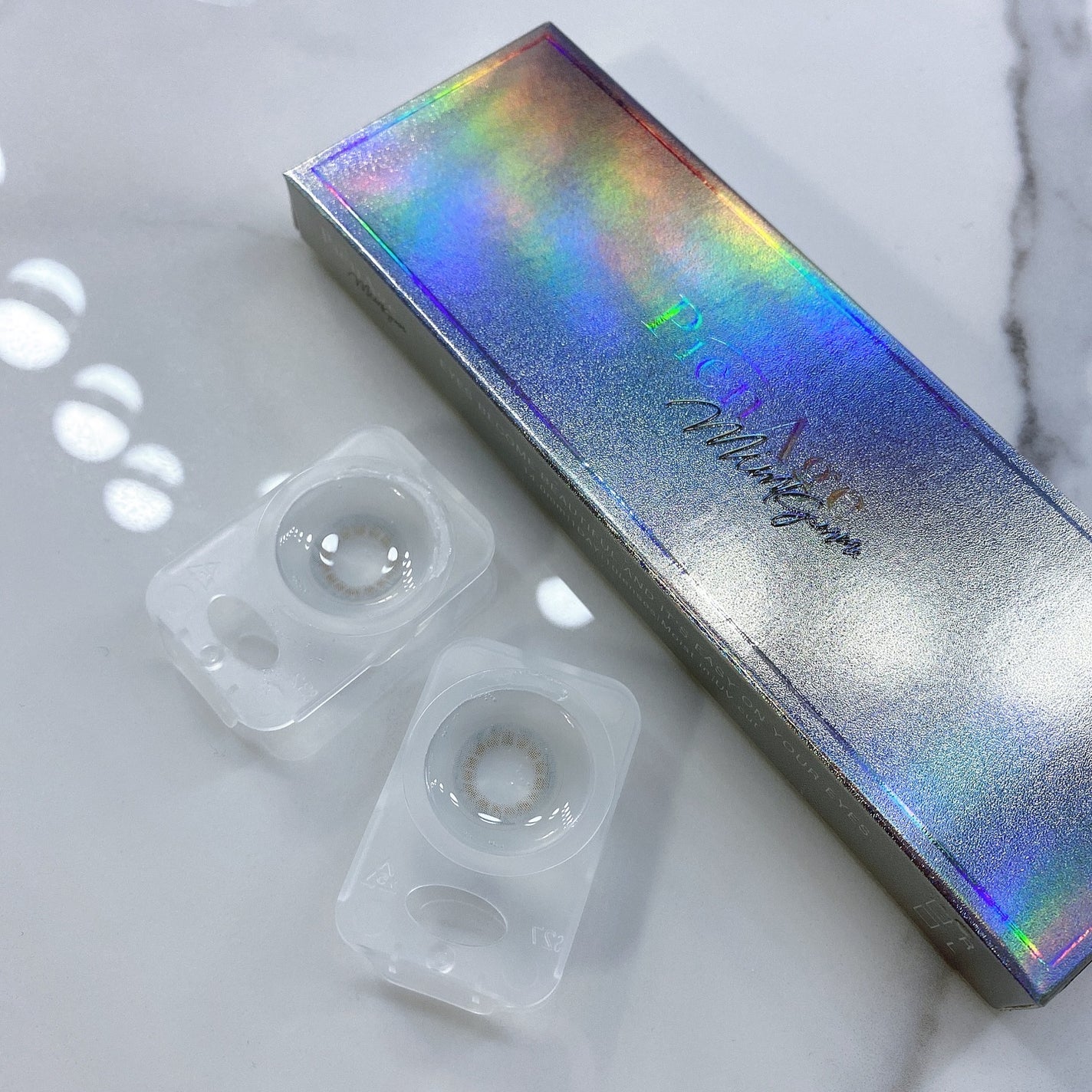 びゃっこまる on LIPS 「つけた瞬間、黒目がほぼ天然水になるカラコン🫧🪞🪄透け感が圧倒的..」(6枚目)