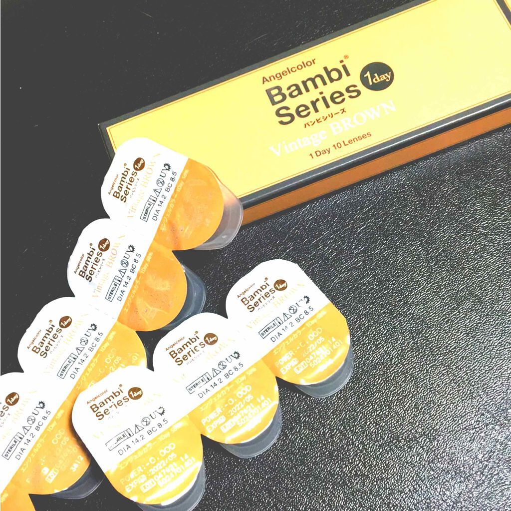 Angelcolor Bambi Series Vintage 1day/AngelColor/ワンデー（１DAY）カラコンを使ったクチコミ（1枚目）