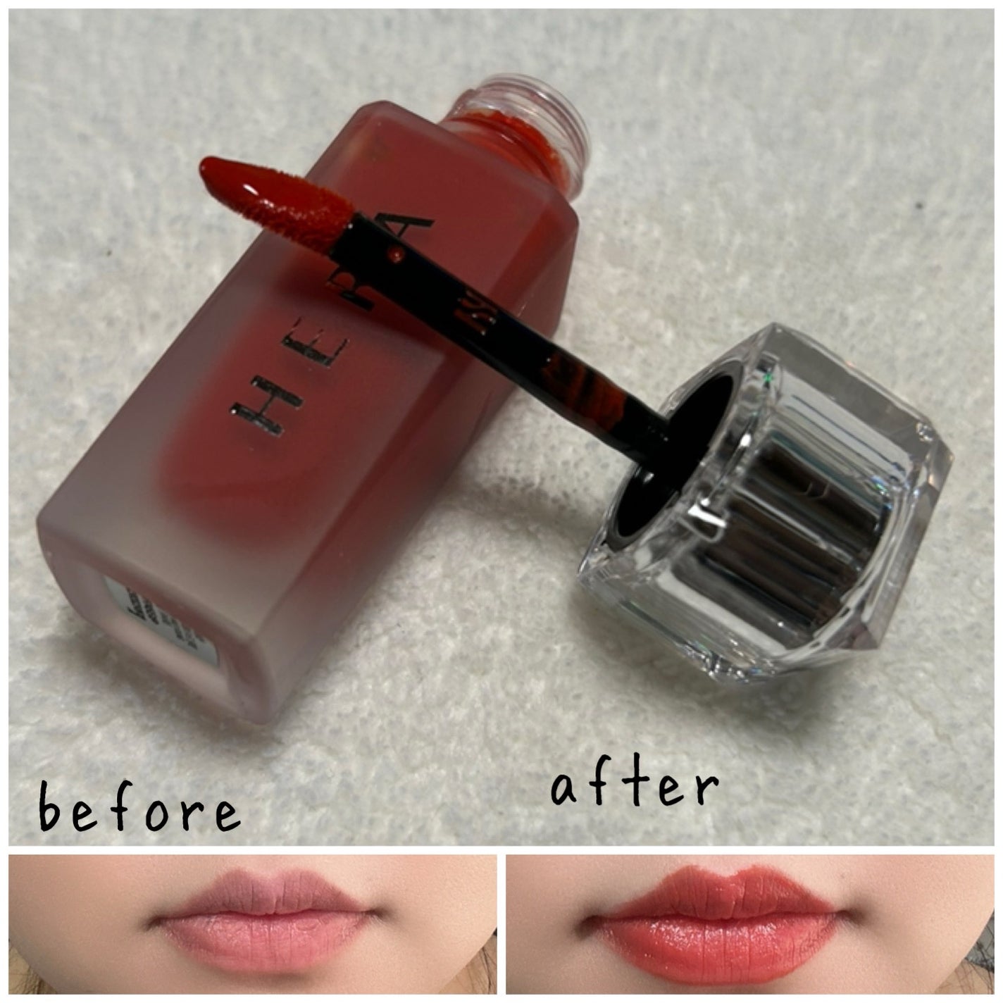 センシュアルフレッシュヌードティント/HERA/リップグロスを使ったクチコミ(3枚目)