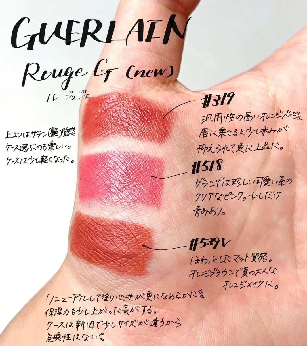  ルージュ ジェ ラグジュリアス ヴェルヴェット/GUERLAIN/口紅を使ったクチコミ（1枚目）