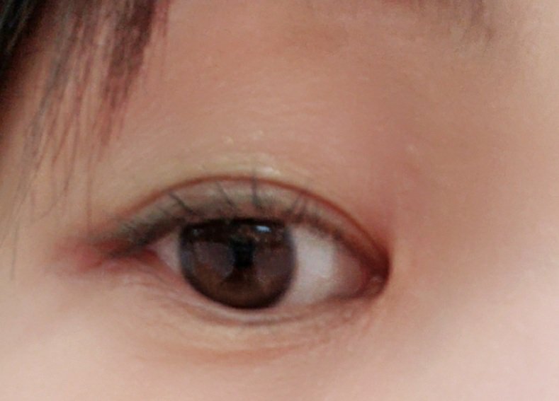 ニュアンスフル ペンシルライナー  NP07 トープグリーン /excel/ペンシルアイライナーを使ったクチコミ（3枚目）