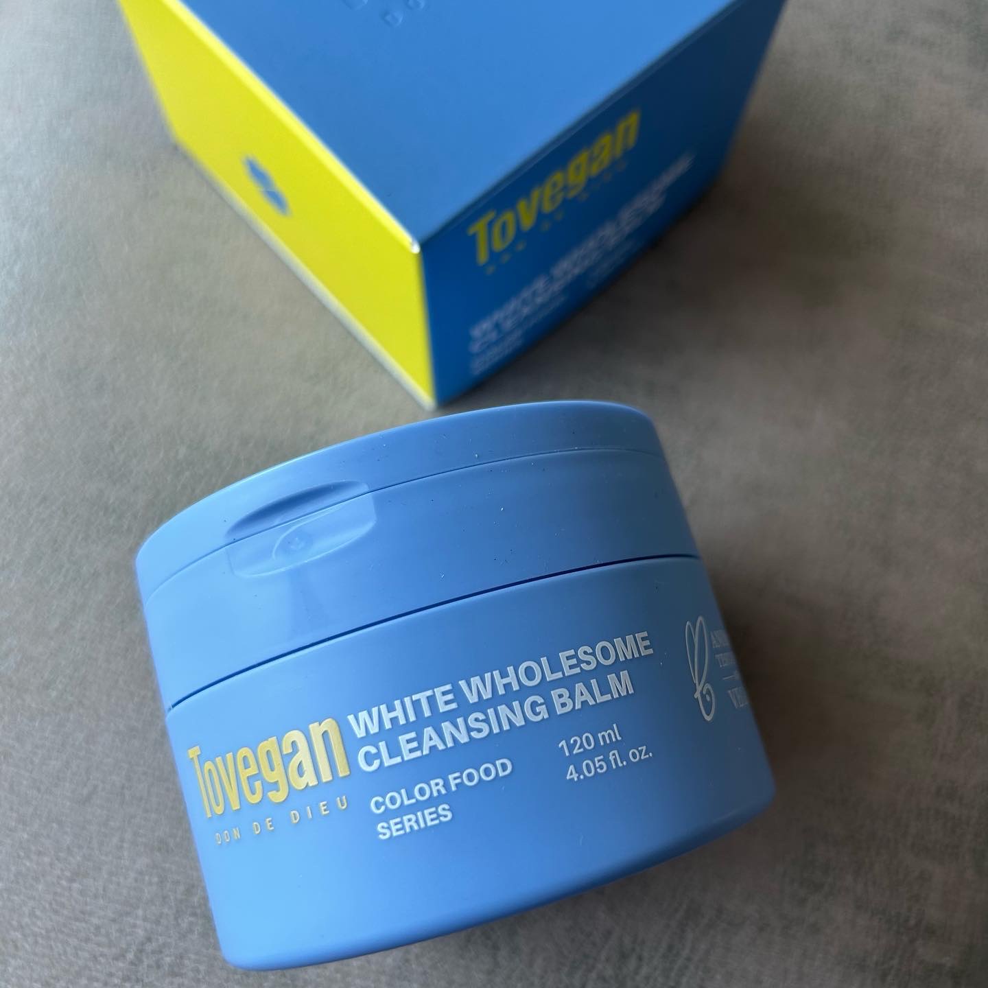 カラーフードシリーズホワイトホールサムクレンジングバーム/Tovegan/クレンジングバームを使ったクチコミ（1枚目）