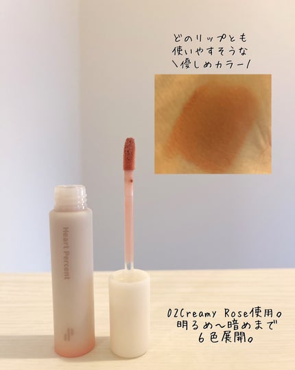 ドット オン ムード オールカバー リップベース/Heart Percent/リップクリームを使ったクチコミ(2枚目)