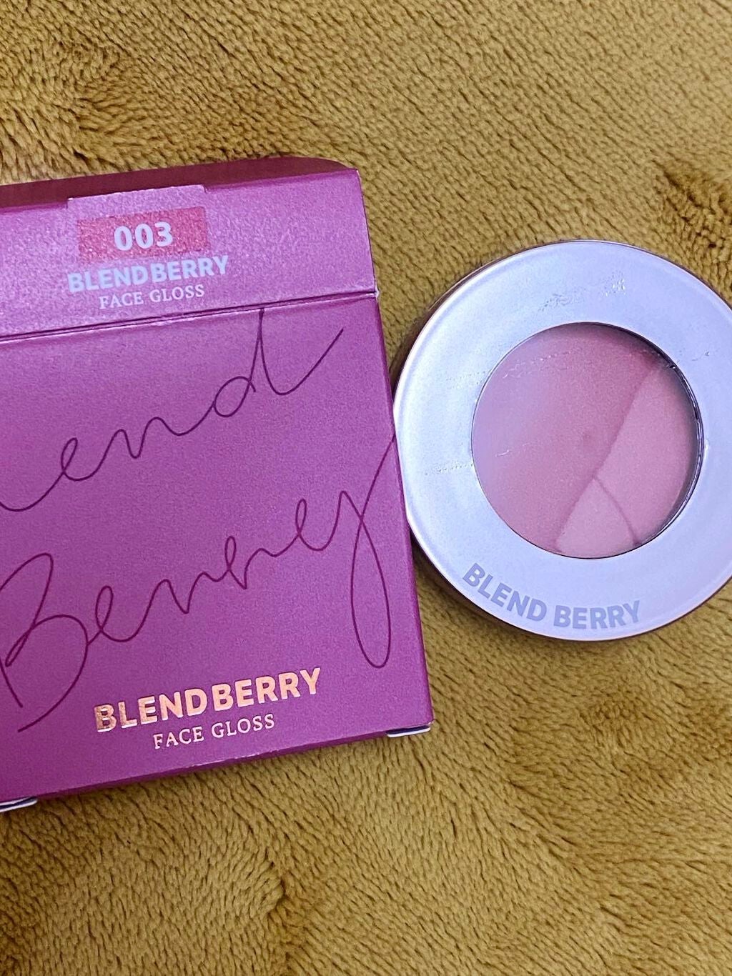 フェイスグロス/BLEND BERRY/ジェル・クリームチークを使ったクチコミ(1枚目)