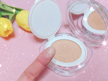 グレーズ ウォータリング クッション/athé/クッションファンデーションを使ったクチコミ(2枚目)