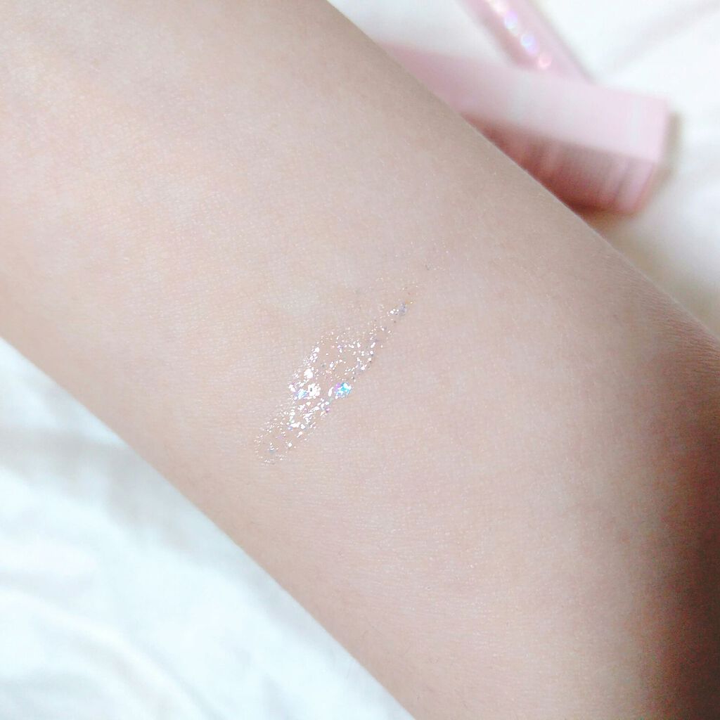 シュガー トゥインクル リキッド グリッター/PERIPERA/グリッターを使ったクチコミ(2枚目)