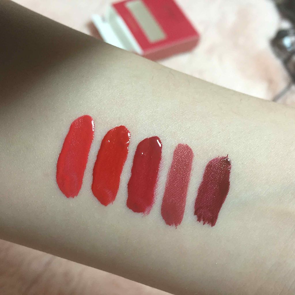 レッドベルベット ラブミニキット/ETUDE/リップグロスを使ったクチコミ(3枚目)