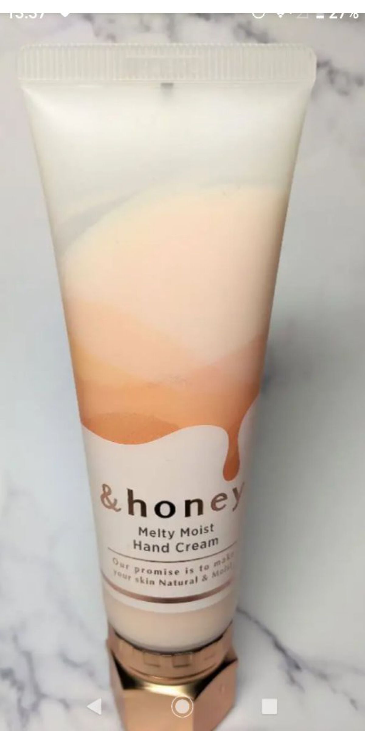 アンドハニー メルティモイスト ハンドクリーム/&honey/ハンドクリームを使ったクチコミ(1枚目)