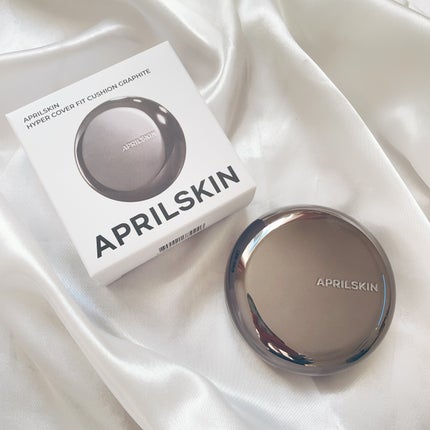 ハイパーカバーフィットクッション グラファイト/APRILSKIN/クッションファンデーションを使ったクチコミ(5枚目)