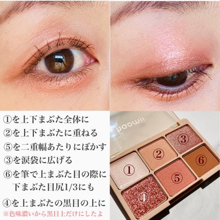 カクテルルーチェアイパレット/haomii/マルチパレットを使ったクチコミ(6枚目)